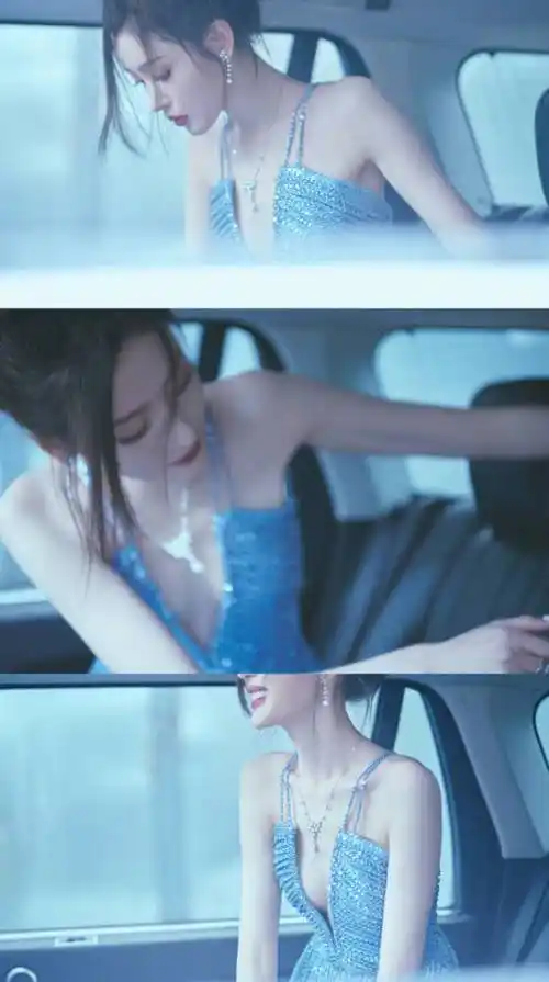 大开中门!张天爱深v长裙秀事业线 胸骨引热议