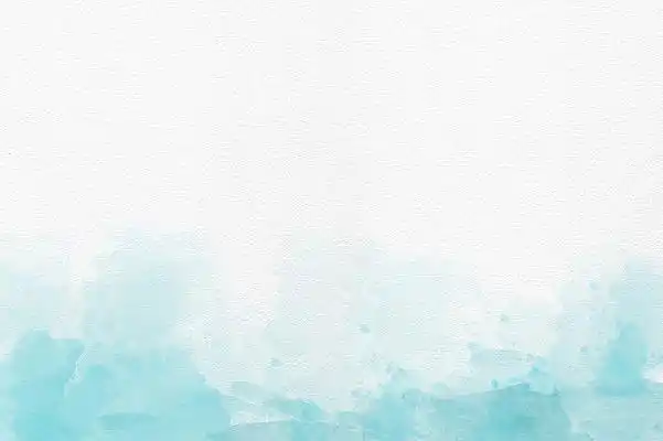 唯美清新水彩底纹蓝绿色文艺背景水彩晕染背景