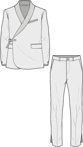 2021-2022秋冬男装流行西服设计手稿 - 西装套装 - 高端服装设计网站_