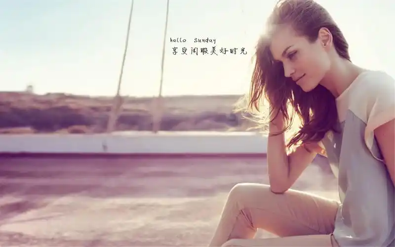 精选非主流欧美美女背影每日心语治愈文字语录桌面壁纸下载