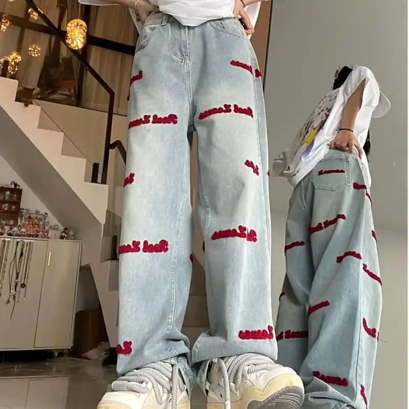 这条牛仔裤真的是男女通用啊!