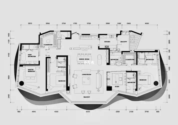 366266766阔居主流4室大平层