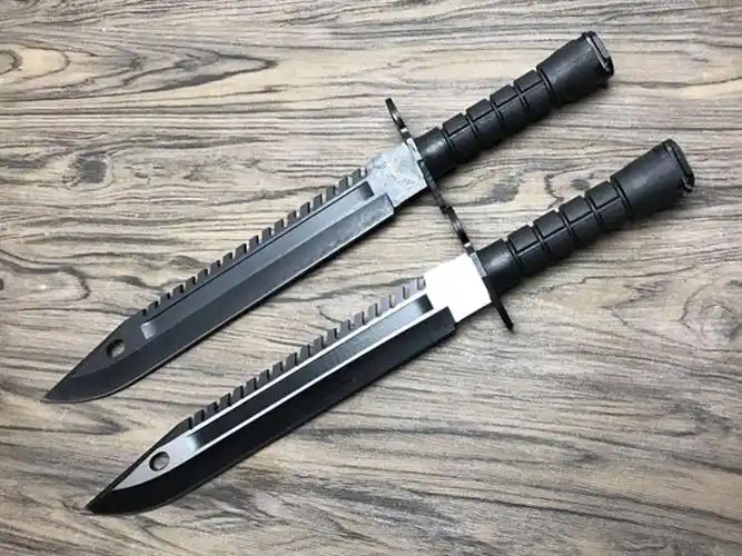 d80加长军刺(k鞘)(全黑版/拉丝版)