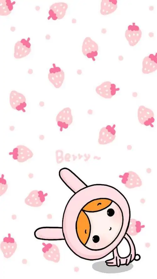 可爱卡通女生系列手机壁纸