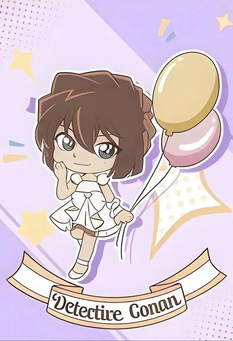 名侦q版头像#名侦探柯南 #q版人物#名侦探柯南全家福