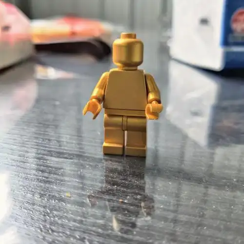 小金人黄金人仔积木玩具精品收藏款人仔拼装玩具批发人偶公仔男孩