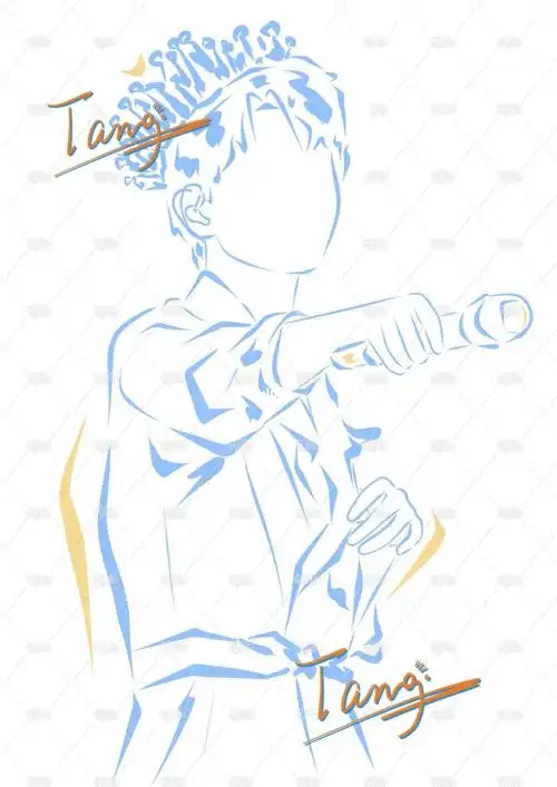 画画  #线稿  #接稿接稿  #约稿  #王俊凯一直接客单9215all