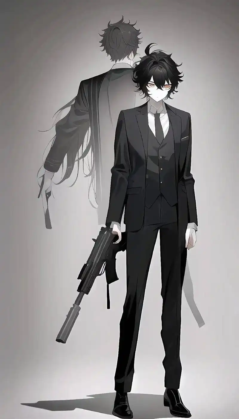 二次元壁纸.冷酷少年,你的二次元老公来了#二次元动漫 #原创 - 抖音