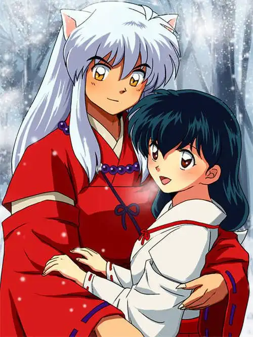 雪天 犬夜叉和阿篱