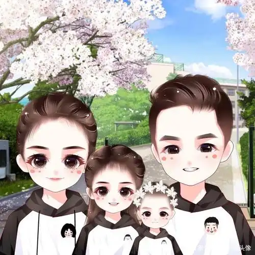 可爱卡通头像,享受精致生活,幸福总会来临