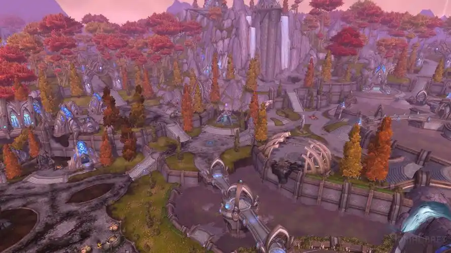 《魔兽世界6.0》德拉诺大陆中心 塔拉多场景预览