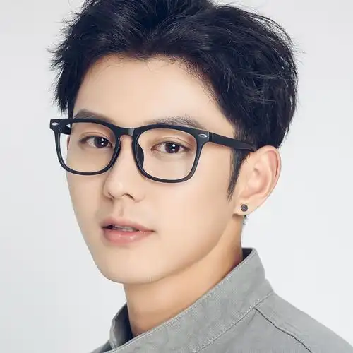 复古眼镜框男成品近视眼镜男大脸防蓝光眼镜男配近视变色镜木纹潮