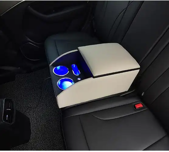 适用于汽车后座中央扶手通用汽车后排中央扶手箱改装后座椅中间手扶箱