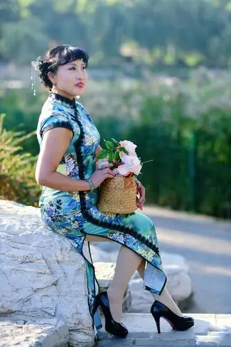 秋枫寄思雨旗袍人像摄影