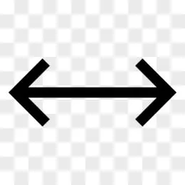 可爱卡通左右箭头