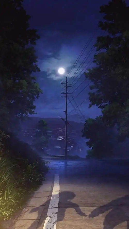 楼阁动漫插图 二次元风景唯美图片『二次元风景』「中国风」商店通り