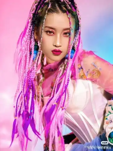 潮流脏辫女孩写真