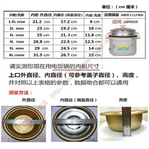 老式铁胆电饭锅内胆15l2l3l4l5l6l电饭煲厚内胆配件不粘内锅锅芯15l铁