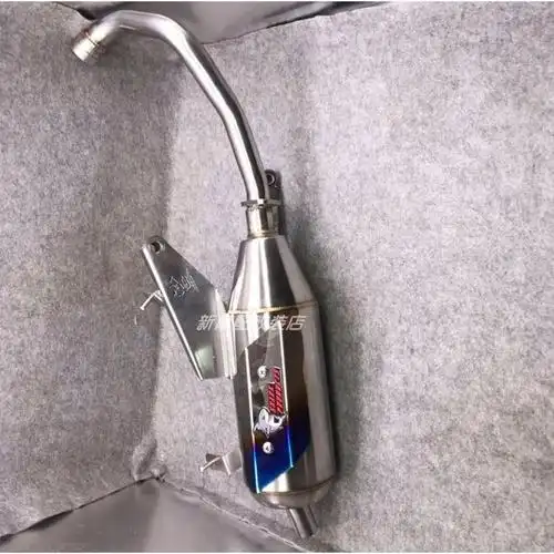 排气管鲨鱼酷奇福喜鬼火100cmk直排回压摩托车烟筒其它电动工具