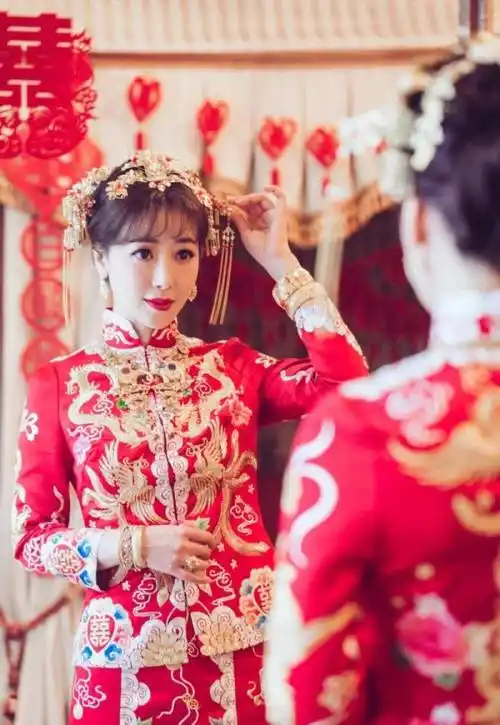 原创女星婚礼上的中式婚戒陈妍希的贵气张歆艺的精致