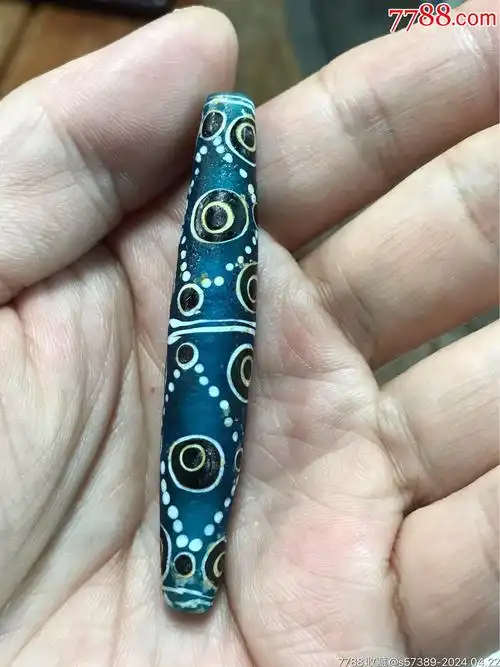 战国蜻蜓眼管珠