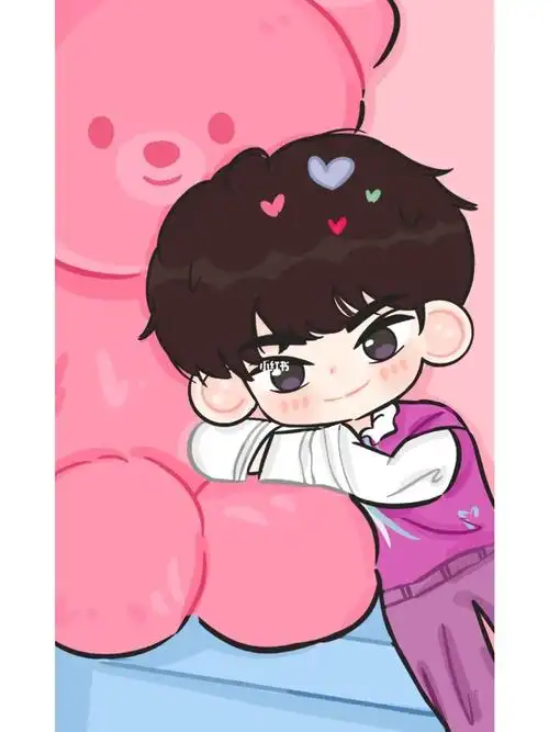 贺峻霖q版卡背前7自印