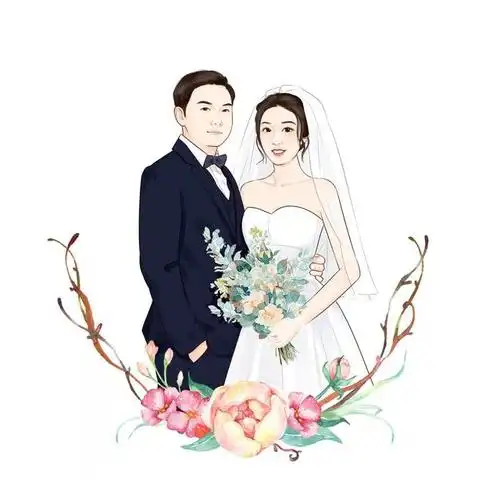 婚纱漫画头像,唯美浪漫头像,你喜欢吗