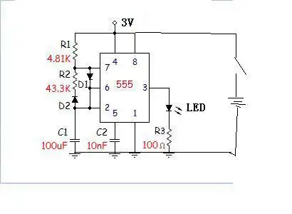 谁知道这电路图怎么接正负极.