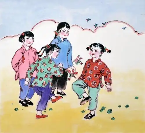 民间游戏:踢毽子