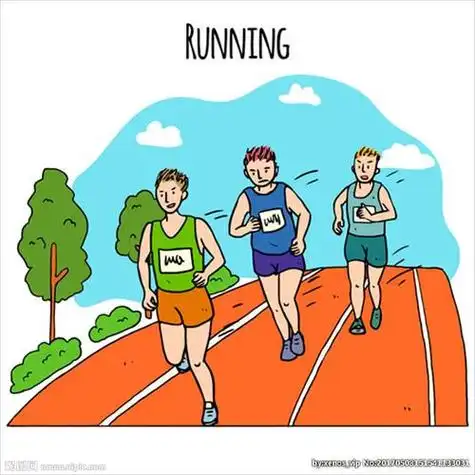 马拉松手绘跑步的男人喜欢 蜗牛独爱 同关于 跑步 的 小 女孩 简 笔画