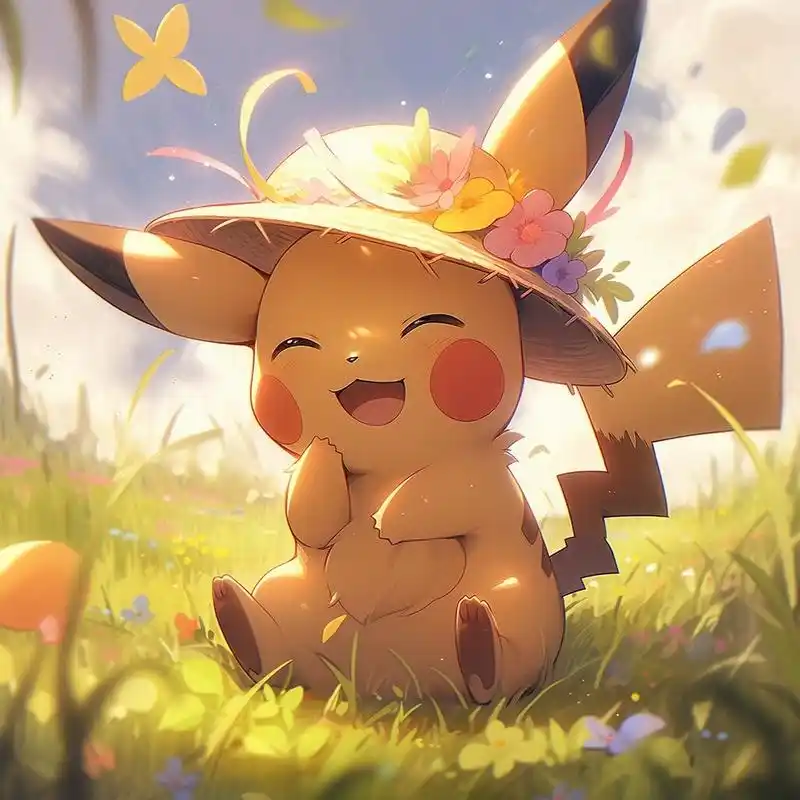 【头像】皮卡丘笑起来真治愈呀