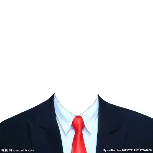 西装红领带证件照设计图__其他模板_摄影模板_设计图库_昵图网nipic.c