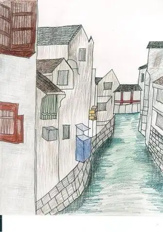 漂亮的街道儿童 strong>简笔画 /strong>