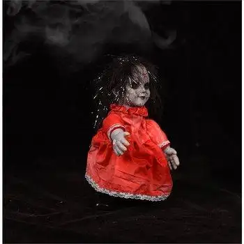 万圣节装饰摆件恐怖电动走路鬼娃鬼屋酒吧整蛊搞笑道具鬼娃娃玩具