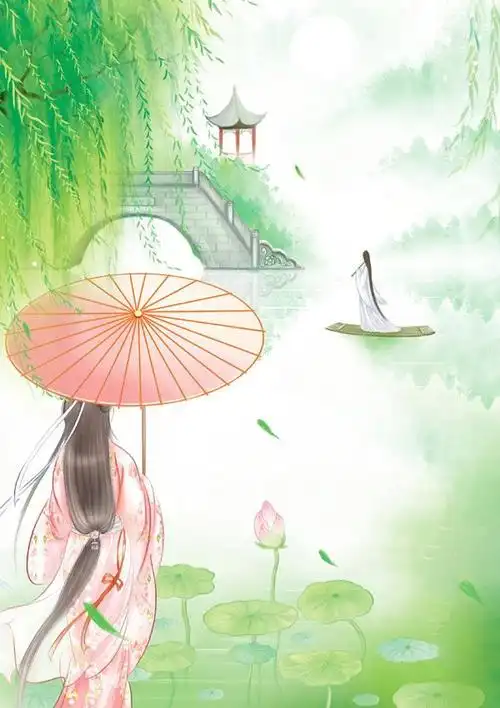 古风唯美图片(唯美古风山水意境插画欣赏)