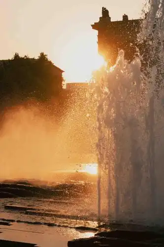 柏林唯美傍晚黄昏迷人风光