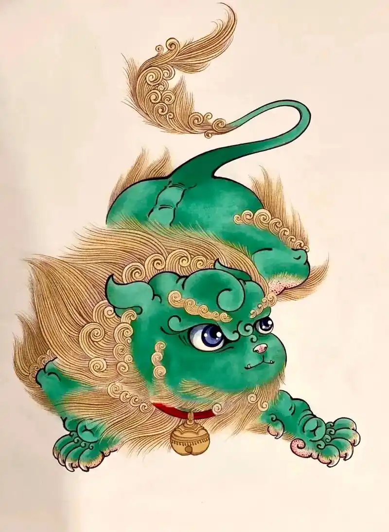 小貔貅很凶#画画 #手绘 #貔貅 - 抖音