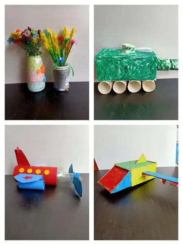 废品利用,环保创新——海口市第二十八小学美术手工创作作品展