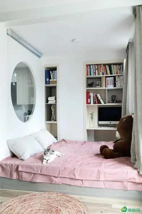 乐清55平米现代风格装修效果图 现代风格 一室一厅一卫