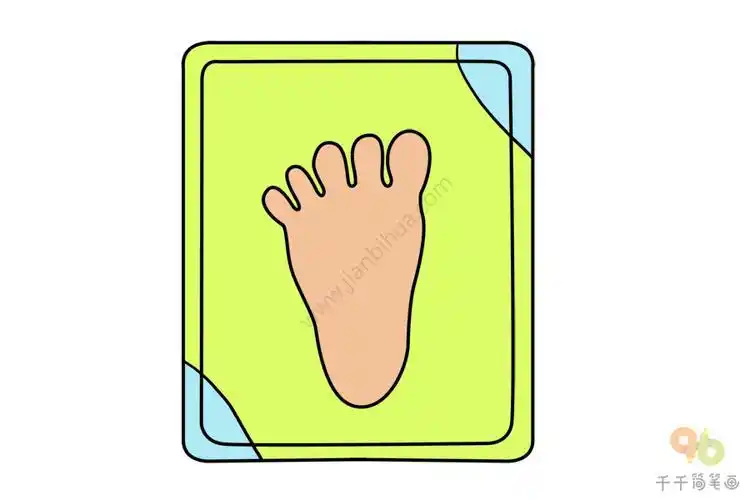 第4页卡通脚丫子简笔画小脚丫简笔画怎么画幼儿园小脚丫图画幼儿园小