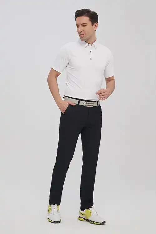 奥西劳德ouxldne品牌高尔夫服装男装短袖t恤时尚百搭运动纯色翻领polo