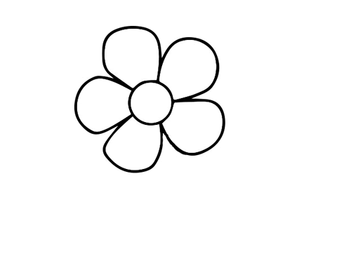 小花朵简笔画小花朵简笔画彩色