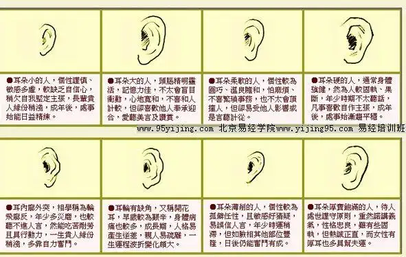 耳垂看一个人的性格与命运