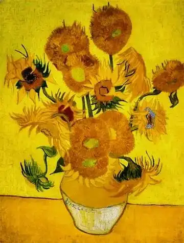 一天一幅名画赏析向日葵荷兰梵高