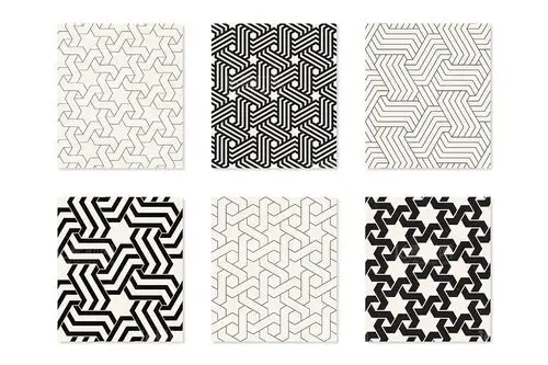 关键词:交错线条艺术壁纸印花简约图案背景