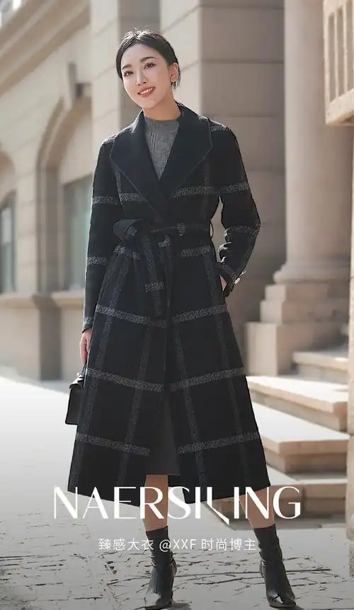 气质女总裁##naersiling大衣节