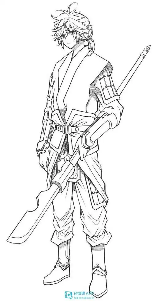 古风漫画人物站姿怎么画?古风漫画人物画法教程!