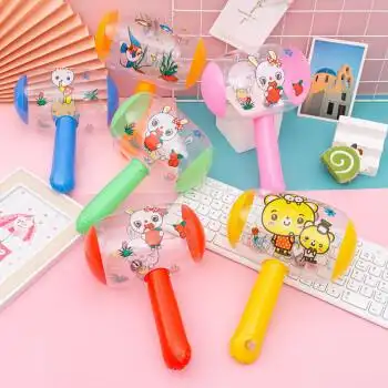 年终促销锤充气锤子玩具大号榔头宝宝气球空气敲打气锤吹气大塑料锤