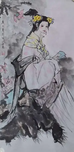 学习中国画人物之美女写意