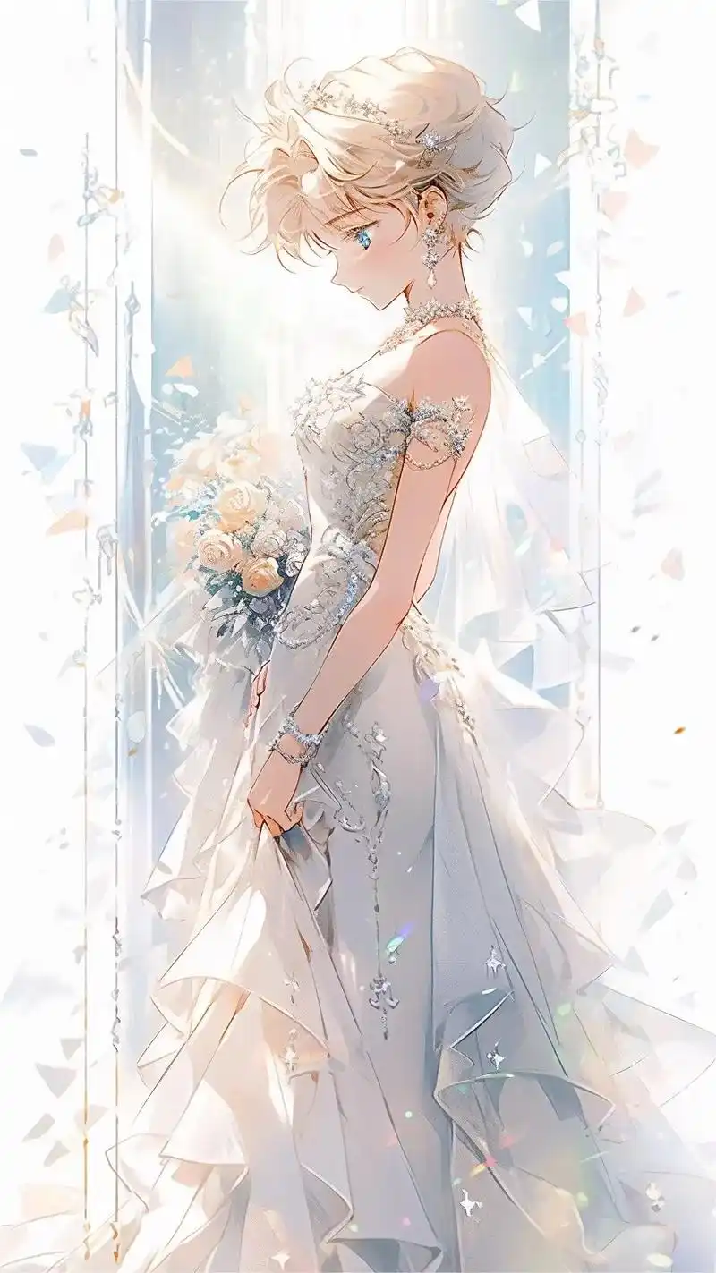 美少女战士婚纱系列壁纸.#手机墙纸 #水冰月 #手机锁屏 # - 抖音